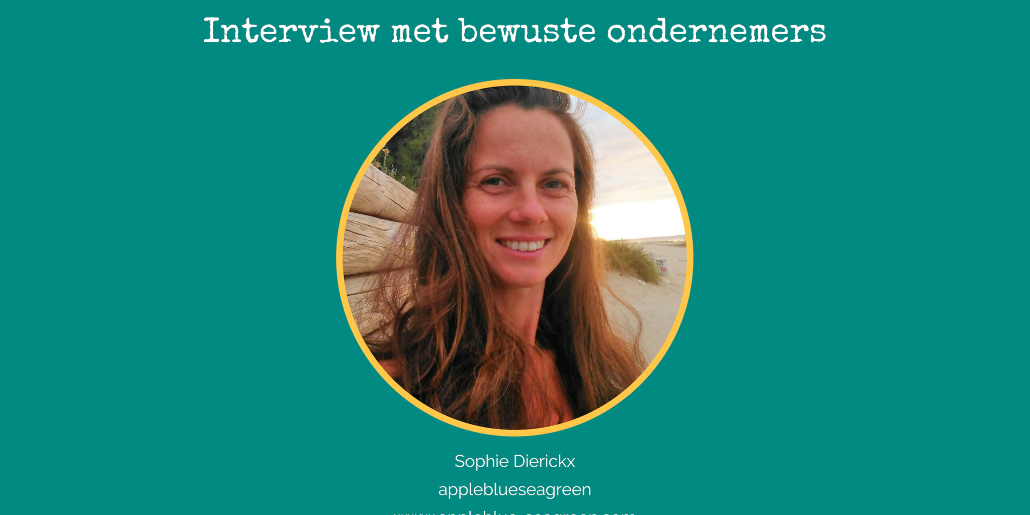 Interview Sophie Dierickx 17 maart 2019 afbeelding interview Sophie Dierickx